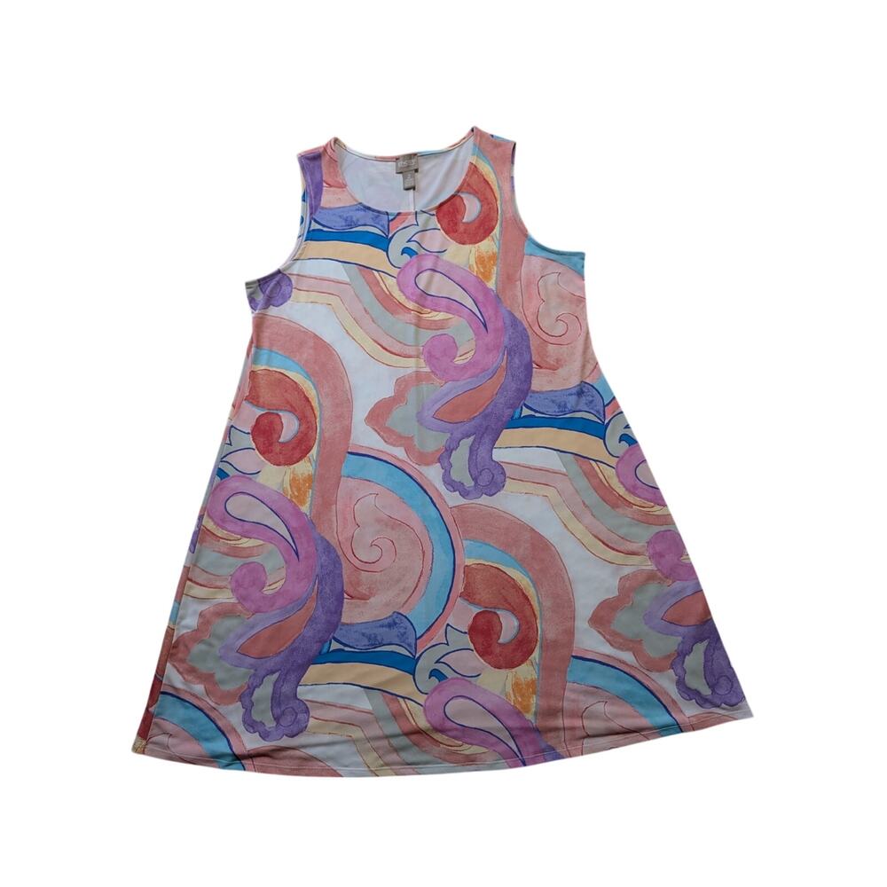 Colorful & modern CHICOS Women's Dress, size 2 (12-14)